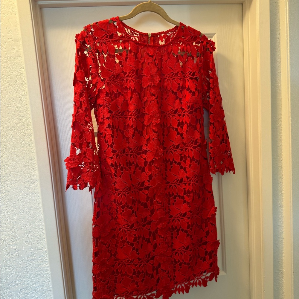 Trina Turk Vibrant Red Dress